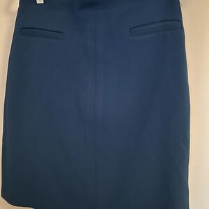 Ann Taylor Navy Pencil Skirt